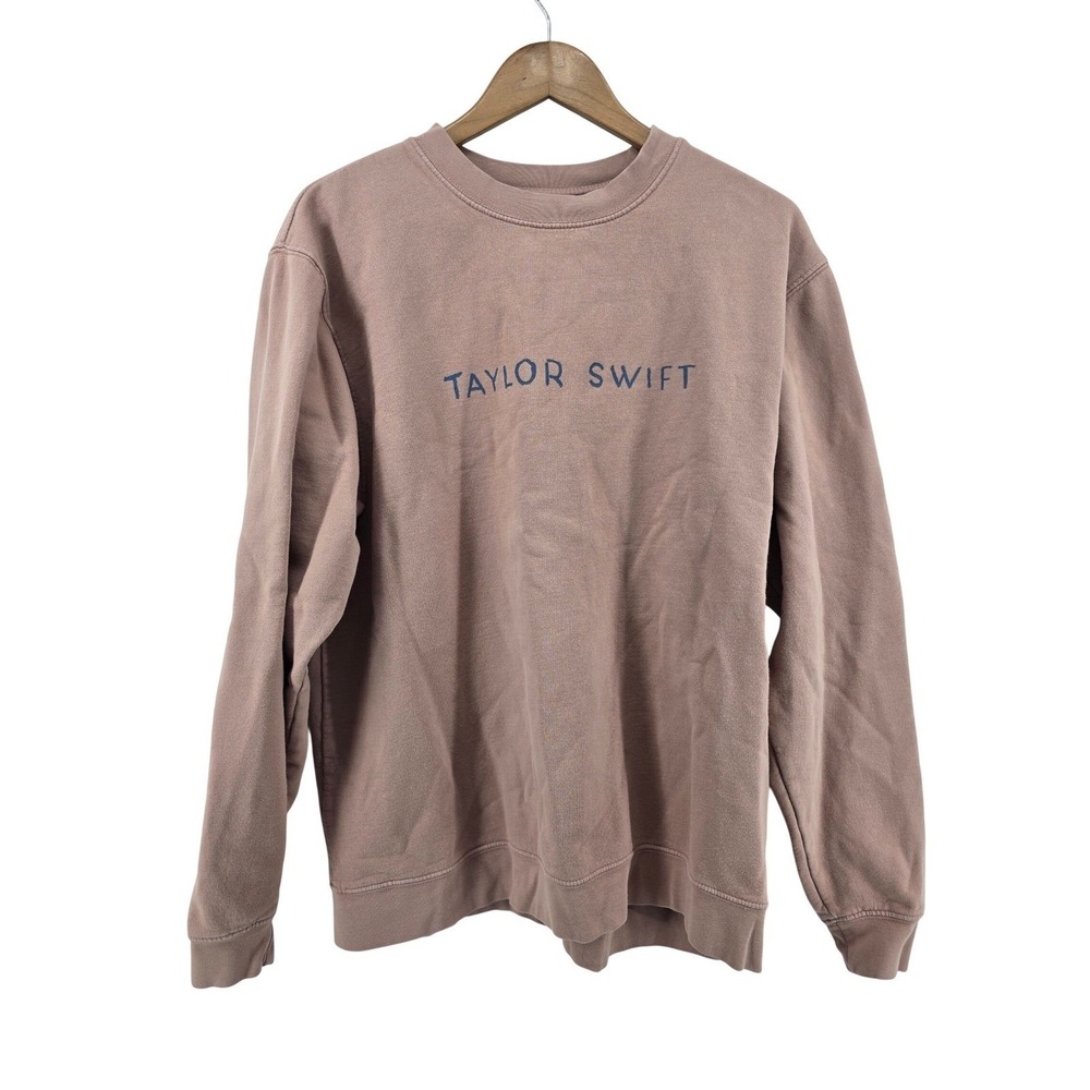 Taylor Swift Sweatshirt Women XL Pink 1989 Taylor's Version Graphic Pullover
